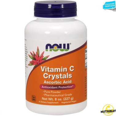 NOW FOODS VITAMIN C CRYSTALS - 227 gr VITAMINE