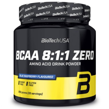 BIOTECH USA BCAA ZERO 8:1:1 - 250 gr AMINOACIDI BCAA 8.1.1