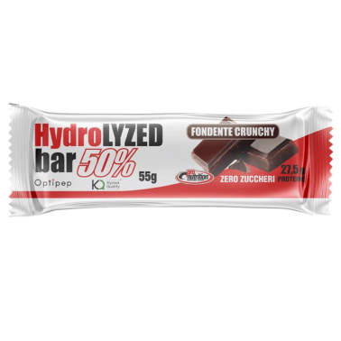 PRONUTRITION Hydrolyzed Bar 50% Barretta da 55gr Proteine Idrolizzate Optipep BARRETTE ENERGETICHE