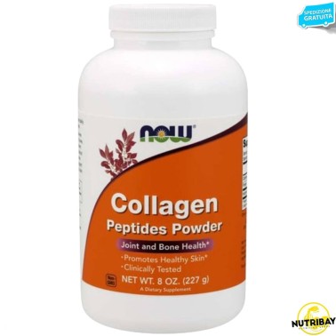 NOW FOODS COLLAGEN PEPTIDES POWDER - 227 gr BENESSERE ARTICOLAZIONI