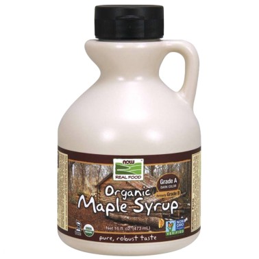 NOW FOODS ORGANIC MAPLE SYRUP - 473 ml AVENE - ALIMENTI PROTEICI