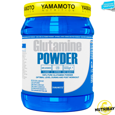 YAMAMOTO NUTRITION GLUTAMINE POWDER - 600 gr. - 120 Dosi GLUTAMMINA