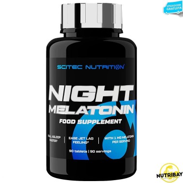 SCITEC NUTRITION NIGHT MELATONIN - 90 cpr BENESSERE-SALUTE