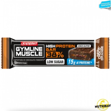 ENERVIT GYMLINE MUSCLE HIGH PROTEIN BAR 38% - 1 barretta da 40 gr BARRETTE ENERGETICHE