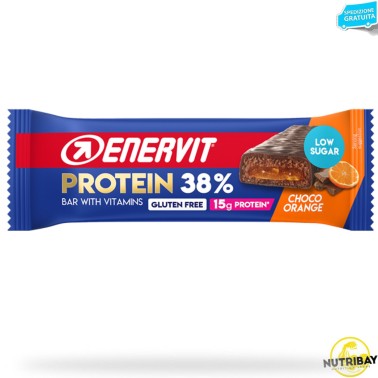 ENERVIT PROTEIN BAR 38% - 1 barretta da 40 gr BARRETTE ENERGETICHE