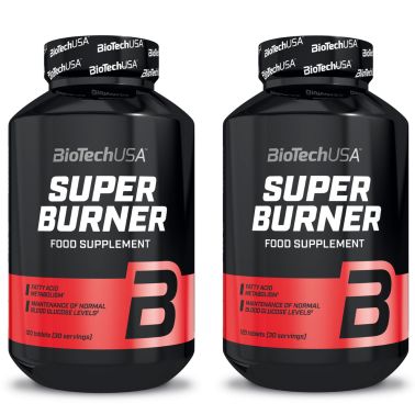Biotech Super fat Burner 2x 120 cpr Termogenico con Hca Cla Chitosano Carnitina BRUCIA GRASSI TERMOGENICI
