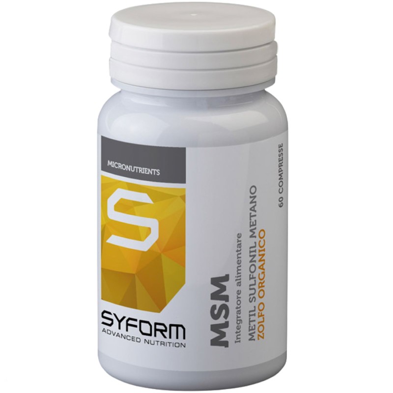 SYFORM ADVANCED NUTRITION MSM - 60 cpr BENESSERE ARTICOLAZIONI