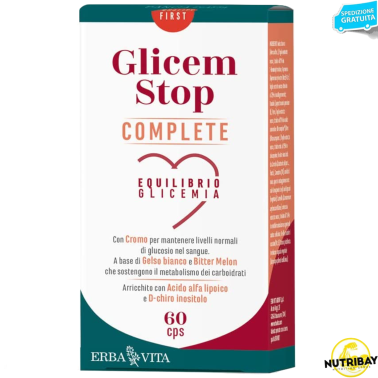 ERBA VITA GLICEM STOP COMPLETE 60 caps BENESSERE-SALUTE