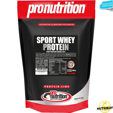 PRONUTRITION SPORT WHEY PROTEIN - 500 gr PROTEINE