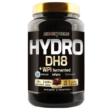BIO-EXTREME HYDRO DH8 + WPI fermented - 900 gr PROTEINE