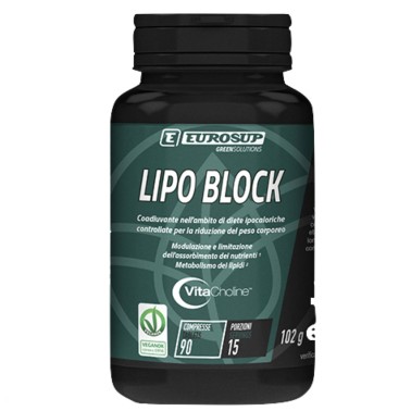 EUROSUP LIPO BLOCK - 90 cpr BRUCIA GRASSI TERMOGENICI