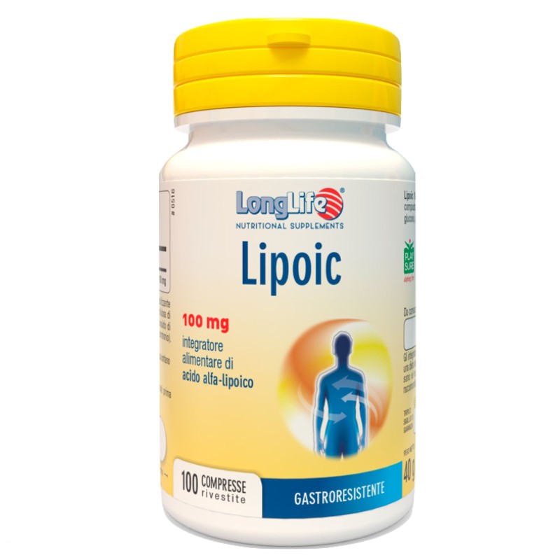 LONG LIFE LIPOIC 100 - 100 cpr BENESSERE-SALUTE