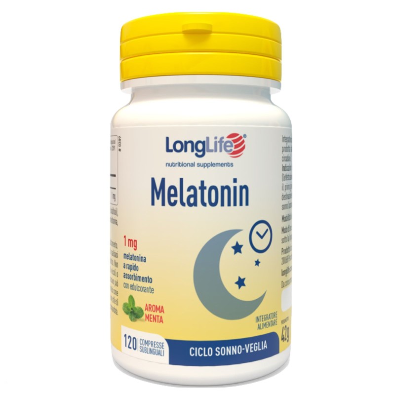 LONG LIFE MELATONIN - 120 cpr BENESSERE-SALUTE