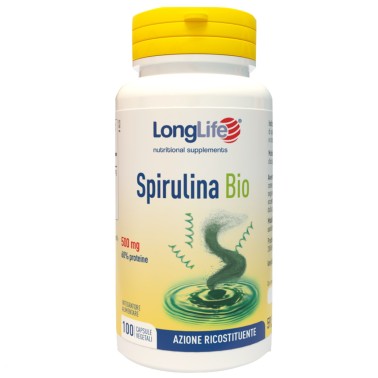 LONG LIFE SPIRULINA BIO - 100 cps BENESSERE-SALUTE