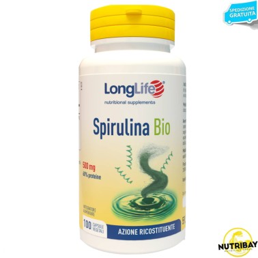 LONG LIFE SPIRULINA BIO - 100 cps BENESSERE-SALUTE