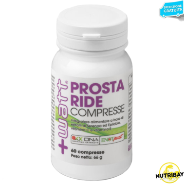 +Watt Prosta Ride 60 cpr Saw Palmetto Serenoa Epilobio con Vitamine C e E BENESSERE-SALUTE