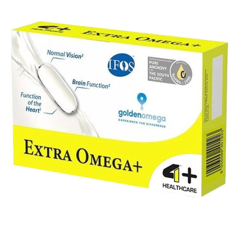 4+ NUTRITION EXTRA OMEGA + - 60 softgel OMEGA 3