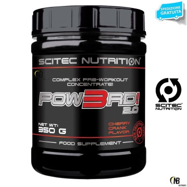 Scitec Nutrition Pow3Rd 2.0 350 gr. Pre Work Out con Creatina e Arginina PRE ALLENAMENTO