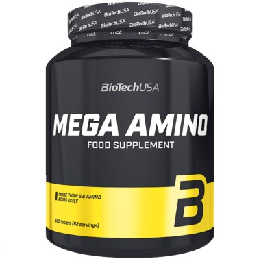 BIOTECH USA MEGA AMINO - 500 cpr AMINOACIDI COMPLETI / ESSENZIALI