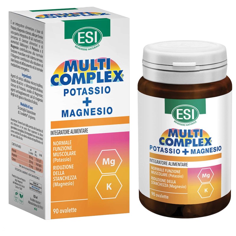 ESI MULTI COMPLEX POTASSIO+MAGNESIO - 90 ovalette SALI MINERALI