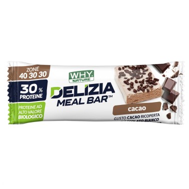 WHY NATURE DELIZIA MEAL BAR 40-30-30 - 1 barretta da 50 gr BARRETTE ENERGETICHE