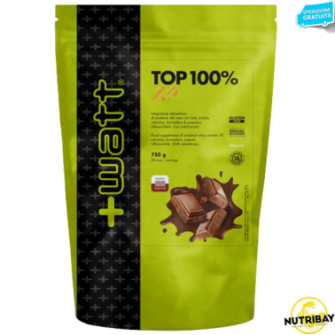 +WATT Top 100 % XP Whey Proteine del Siero del Latte Isolate con Enzimi e Vitamine PROTEINE