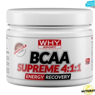 WHY SPORT BCAA SUPREME 4:1:1 - 210 gr AMINOACIDI 3.1.2 - 4.1.1 - 10.1.1 - 12.1.1