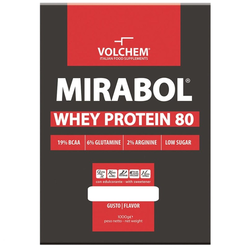 VOLCHEM MIRABOL WHEY PROTEIN 80 - 1000 gr PROTEINE