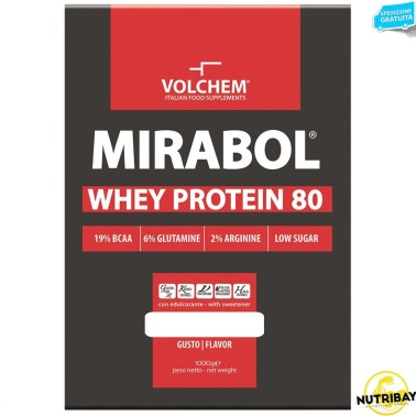 VOLCHEM MIRABOL WHEY PROTEIN 80 - 1000 gr PROTEINE