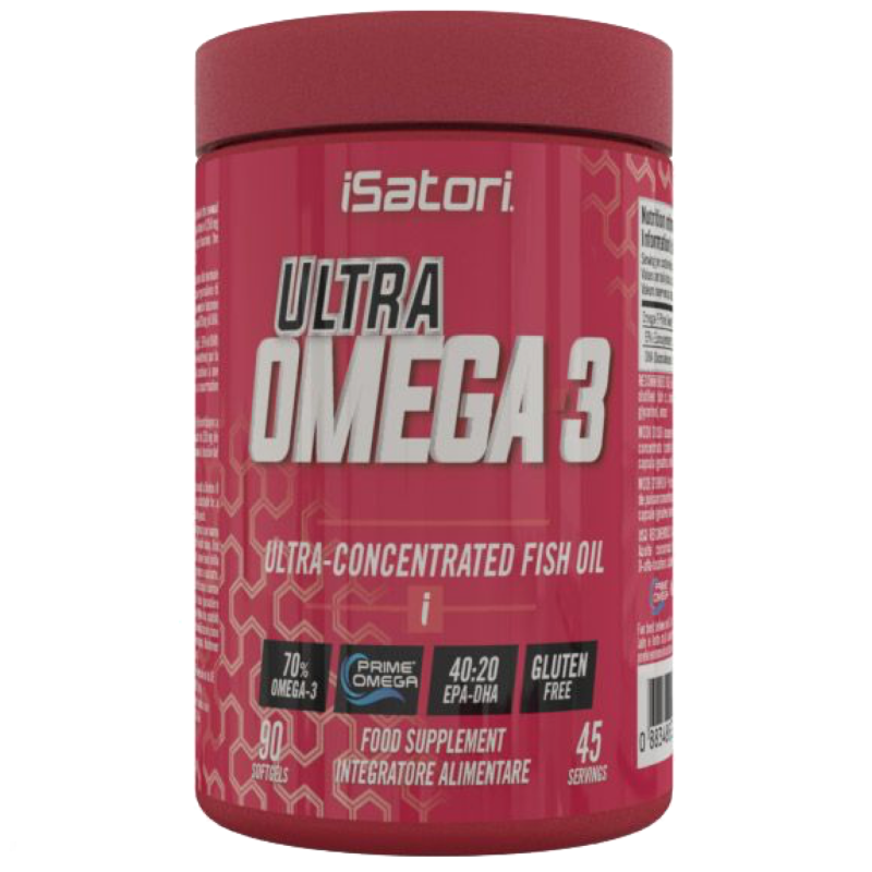 ISATORI ULTRA OMEGA 3 90 Perle Epa Dha Integratore Qualita' Meg-3 anti Colesterolo OMEGA 3