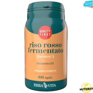 ERBA VITA RISO ROSSO FERMENTATO 60 caps vegetali BENESSERE-SALUTE