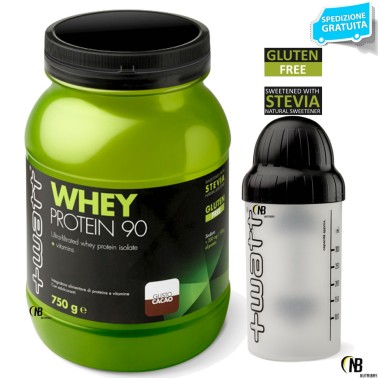 +WATT WHEY PROTEIN 90 750gr PROTEINE DEL SIERO DEL LATTE ISOLATE VOLAC + SHAKER PROTEINE