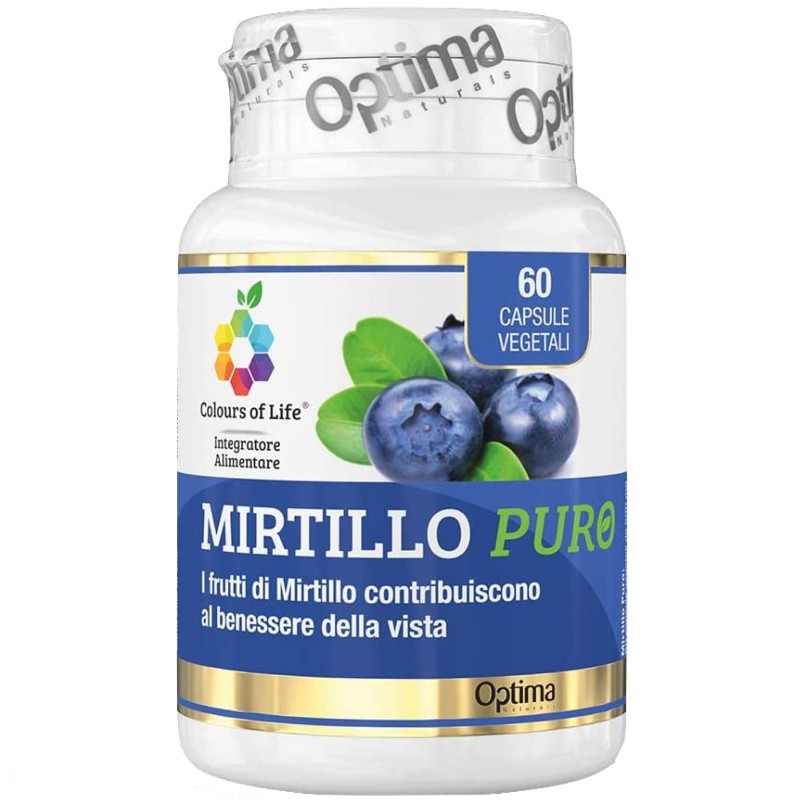 OPTIMA MIRTILLO PURO - 60 capsule vegetali BENESSERE-SALUTE