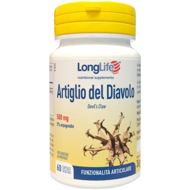 LONG LIFE ARTIGLIO DEL DIAVOLO - 60 caps vegetali BENESSERE ARTICOLAZIONI
