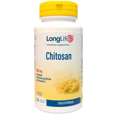 LONG LIFE CHITOSAN - 84 tavolette BRUCIA GRASSI TERMOGENICI