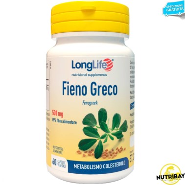 LONG LIFE FIENO GRECO - 60 caps vegetali BENESSERE-SALUTE