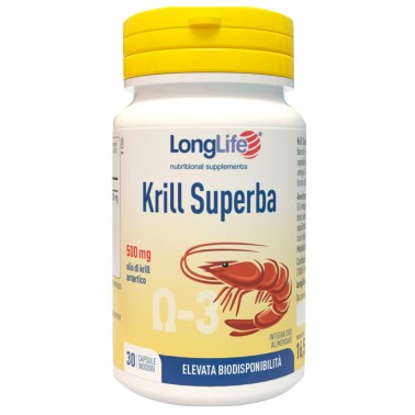 LONG LIFE KRILL SUPERBA - 30 caps OMEGA 3