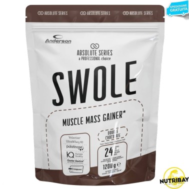ABSOLUTE SERIES SWOLE - 1200 gr GAINERS AUMENTO MASSA