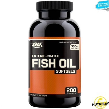ON OPTIMUM NUTRITION FISH OIL - 200 perle OMEGA 3