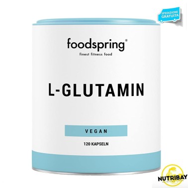 foodspring L-GLUTAMIN 120 caps GLUTAMMINA