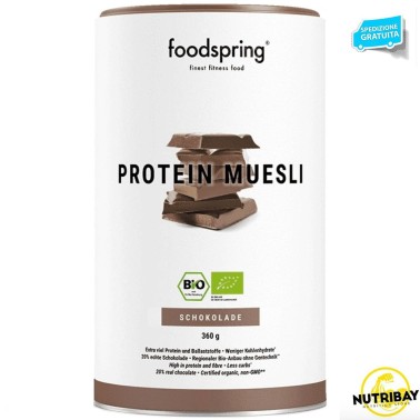 foodspring PROTEIN MUESLI - 360 gr AVENE - ALIMENTI PROTEICI