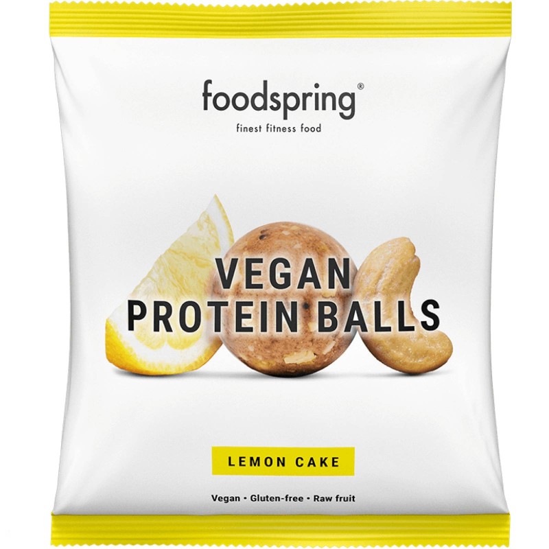 foodspring VEGAN PROTEIN BALLS - 40 gr AVENE - ALIMENTI PROTEICI