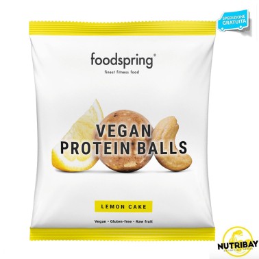 foodspring VEGAN PROTEIN BALLS - 40 gr AVENE - ALIMENTI PROTEICI