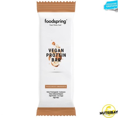 foodspring VEGAN PROTEIN BAR - 1 barretta da 60 gr BARRETTE ENERGETICHE