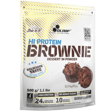 Olimp Hi Protein Brownie - 500 gr AVENE - ALIMENTI PROTEICI