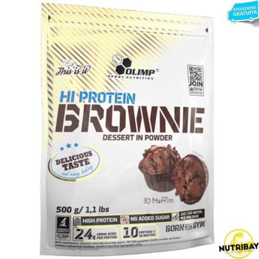 Olimp Hi Protein Brownie - 500 gr AVENE - ALIMENTI PROTEICI