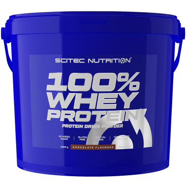 SCITEC NUTRITION 100% Whey Protein 5 Kg Proteine Siero del Latte PROTEINE