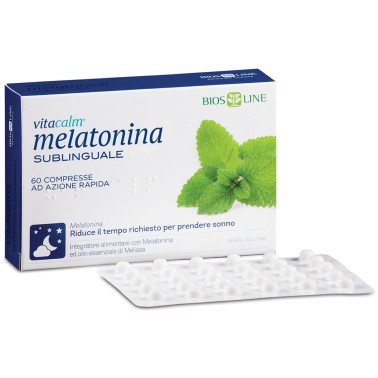 Bios Line Vitacalm Melatonina sublinguale 120 cpr BENESSERE-SALUTE