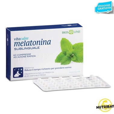 Bios Line Vitacalm Melatonina sublinguale 120 cpr BENESSERE-SALUTE
