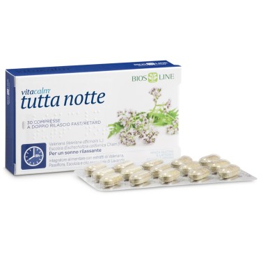Bios Line Vitacalm Tutta Notte Fast Retard 30 cpr BENESSERE-SALUTE